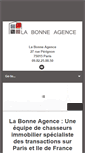 Mobile Screenshot of la-bonne-agence.com
